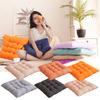Seat Cushion with High Elasticity Thick Filling Anti-Slip Design Square Solid Color Style Chair Cushion Autumn Winter Chair Pad