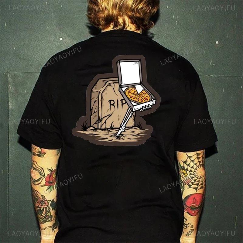 Horror Devil Dark Punk Skull Graphic Tshirts Harajuku Retro T Shirt Unisex Black White Casual Tee Summer Oversized Tee Camisetas