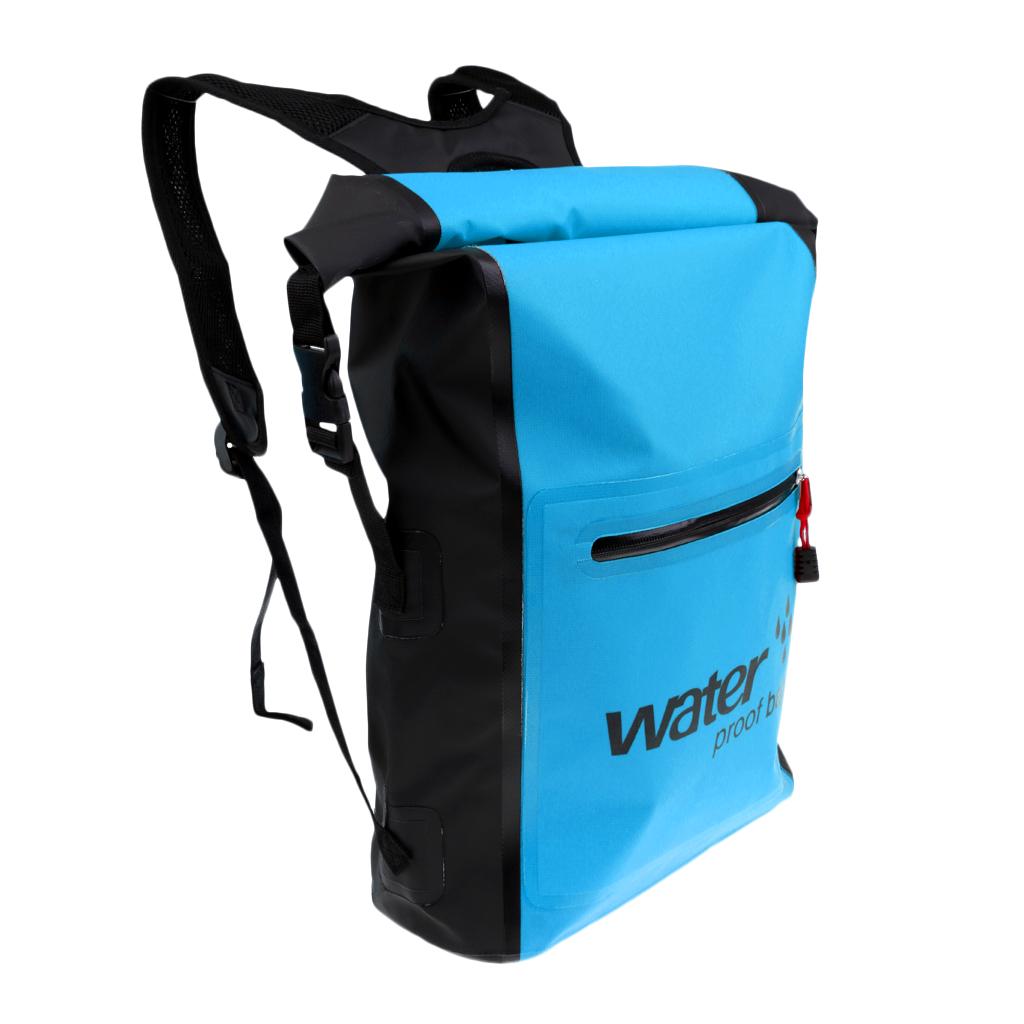 Wasserdichter Rucksack PVC Rollverschluss Tasche Rucksack Marine Dry Sack für Kajak Boot Kanu Surfen