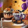 Halloween Pumpkin Bat Spider Cup-shaped Decoration. The Perfect Gift for Someone. Desktop Decoration, Holiday Decoration, Home Tabletop Decorations,