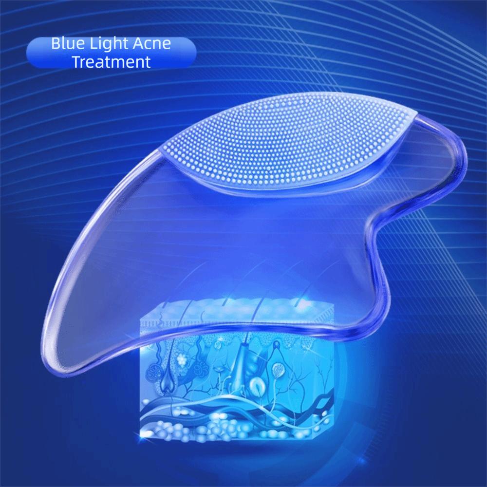 with LED Light Crystal Scraping Board Smooth Edges Face Lifting Machine  Face Cleansing