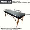 Massage Table Cover PU Leather Fitted Mat Massage Bed Protector Cover For Beauty Salon Professional Home Training Clinic