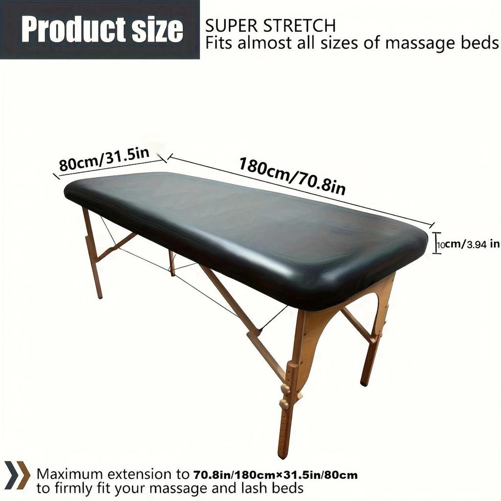 Massage Table Cover PU Leather Fitted Mat Massage Bed Protector Cover For Beauty Salon Professional Home Training Clinic