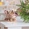 Christmas Table Decoration Cute Candy House Desk Signs Centerpieces for Home Countertop Party Decor