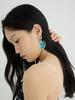 Lovuee Glass Cameo Earrings