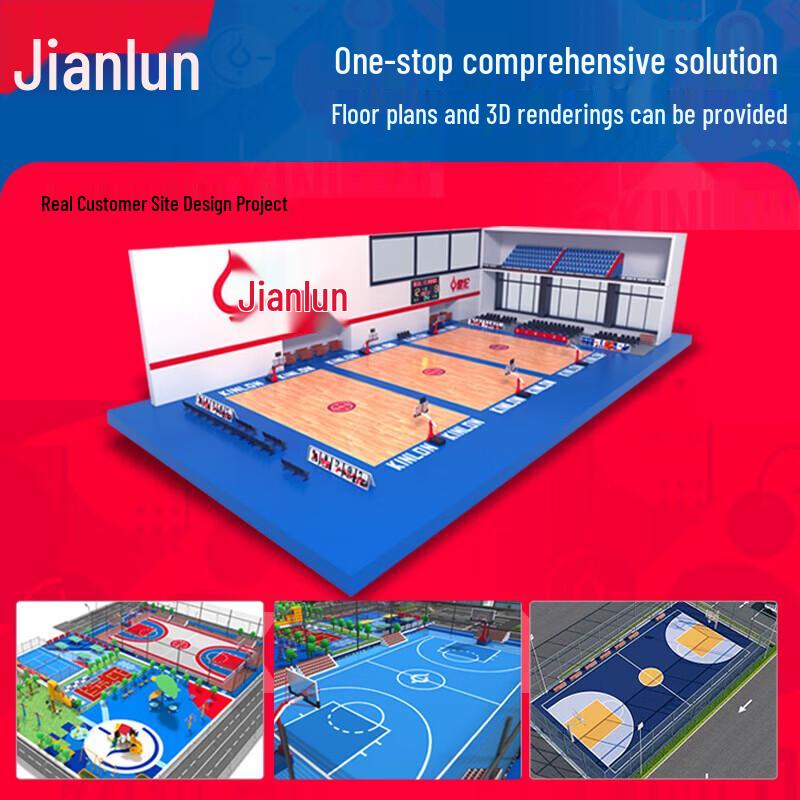JEEANLEAN Adjustable Outdoor Basketball Hoop