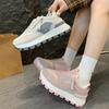 Fashion Platform Heightened Women's 2025 Autumn New Trend Versatile Fashion Lightweight Breathable Casual Sneakers