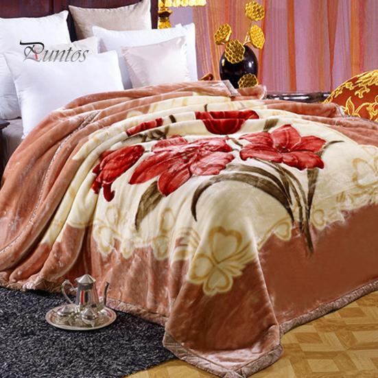 Flanelltekk Paksendatud lilletrükk Kahekihiline soojust säilitav Lihtne hooldamine Masinaga pestav Maksimaalne mugavus, pööratav, eriti suur talv