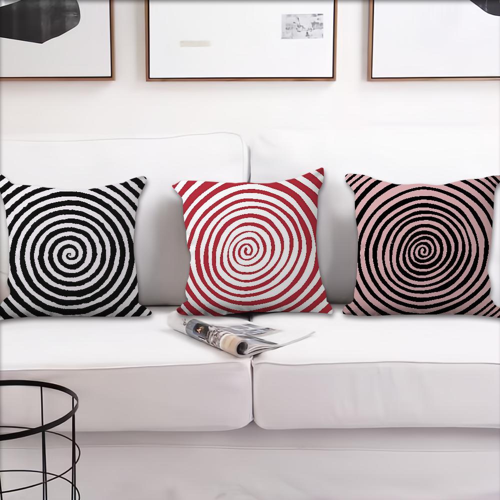 Fashio Swirl cushion cover Pillow Cover Decoration Room Home Sofa living Office Car Nordic Simplicity