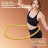 Portable Fat Burning Sports Hoop Durable Soft Spring Yoga Fitness Hoops Adjustable Foldable Spring Tube Yoga Circle