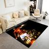 Football Player Action Floor Rug Office Rug Suitable for Foyer Game Room Bedrooms Outdoor Anti-slip Rug Office Home Decor