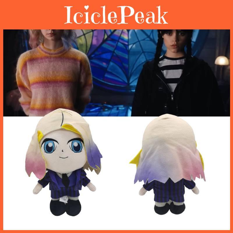 25cm Wednesday Addams Enid Sinclair Wolf Girl Plush Doll Stuffed Animal Toy