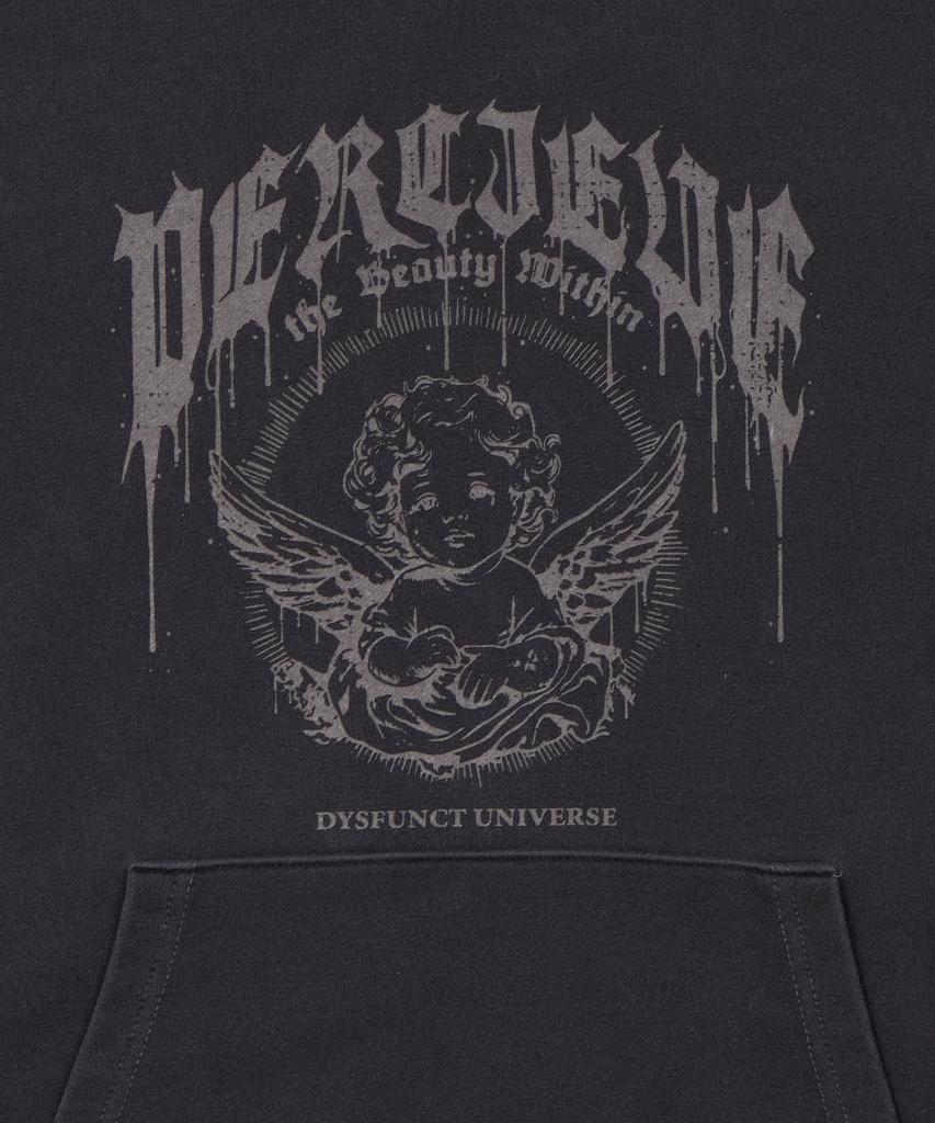 Angelic Pigment Hoodie(Charcoal)