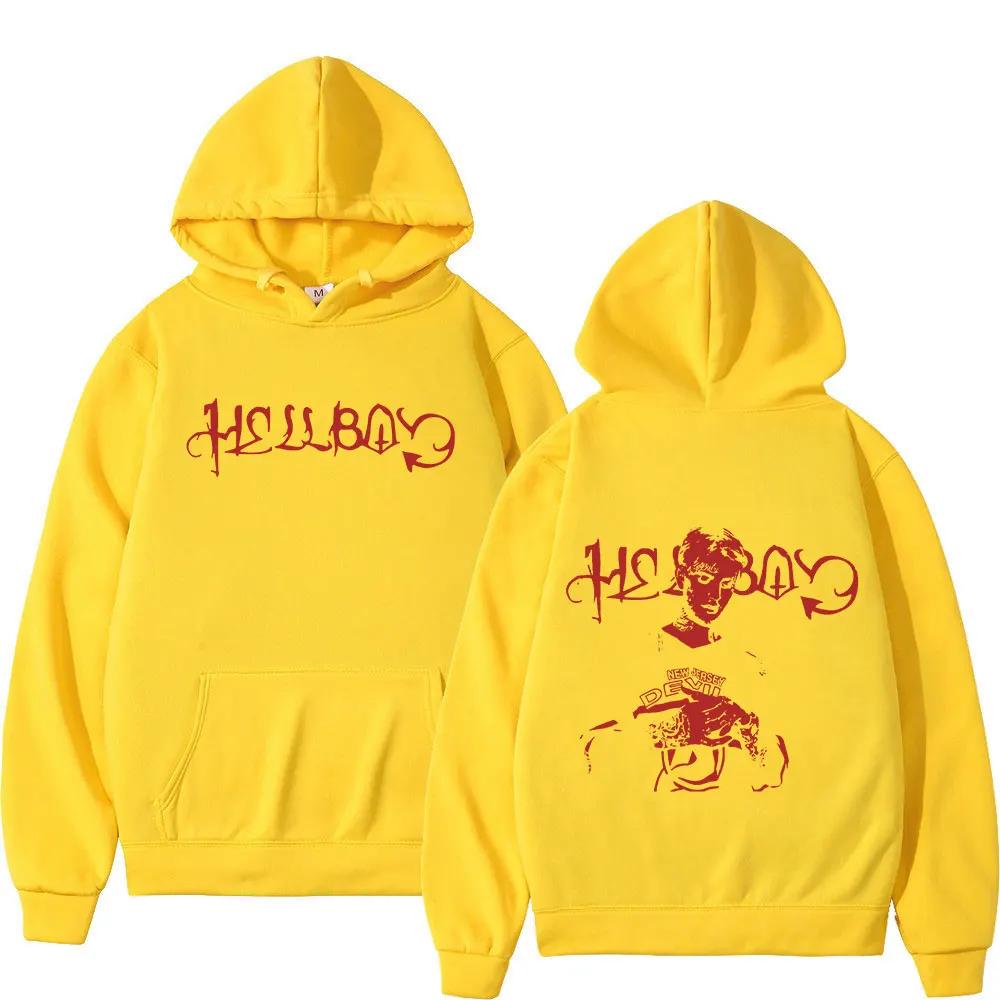Raper Lil Peep Crybaby Hellboy bluza z kapturem męska i damska hip-hopowa odzież sportowa casualowa gotycka jesienno-zimowa