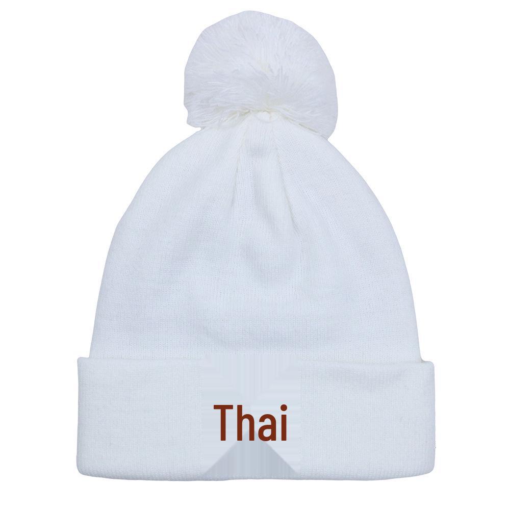 Women's European & American Christmas Tree Knit Hat - Warm Wool Embroidered Pullover for Autumn & Winter