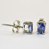 Blue Sapphire NATURAL 9 Ct Stud 925 Sterling Silver Earring   Gemstone