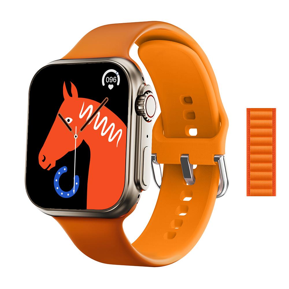 Ws8plus Iwo Watch Ultra Series 8 Men Sports Ws8 Plus Smartwatch Nfc Wireless Charger Sports Blue Tooth Call 2.0" For Ios Android