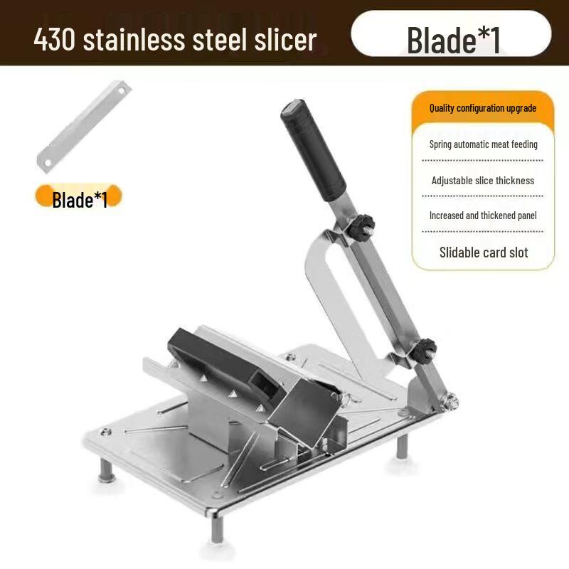 Food Grade Stainless Steel Manual Meat Slicer