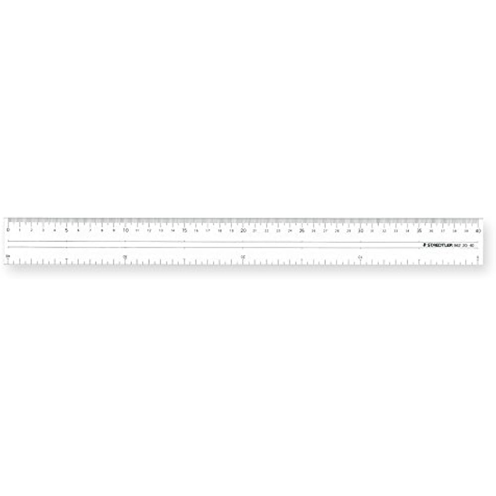 STAEDTLER (STAEDTLER) Ruler with Scales On Both Sides 40cm 962 20-40