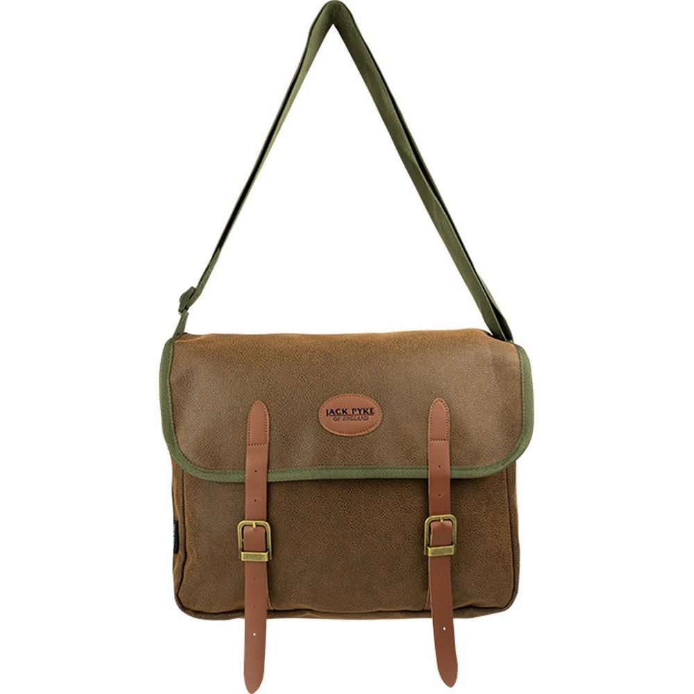 Borsa a tracolla Jack Pyke con logo e finiture in pelle