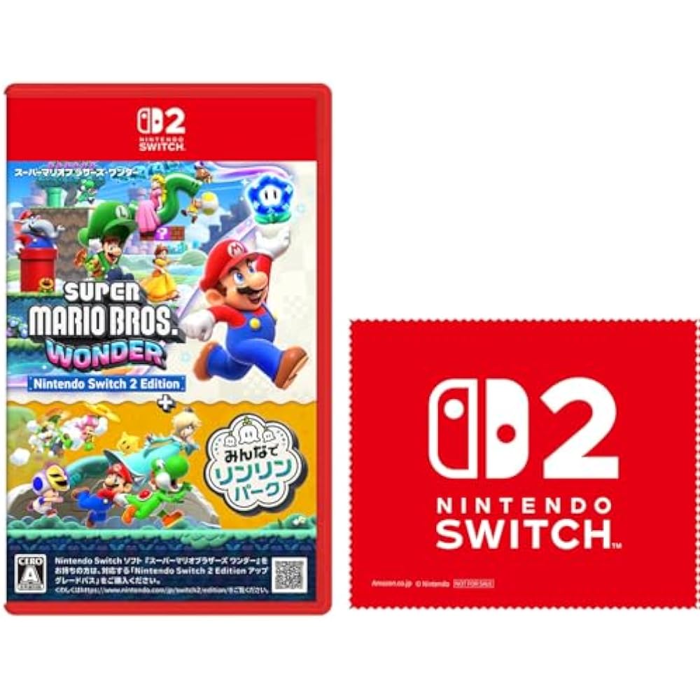 Super Mario Bros. Wonder Nintendo Switch 2 Edition+ Minna Rinrin Park -Switch 2 [Amazon.co.jp Exc...
