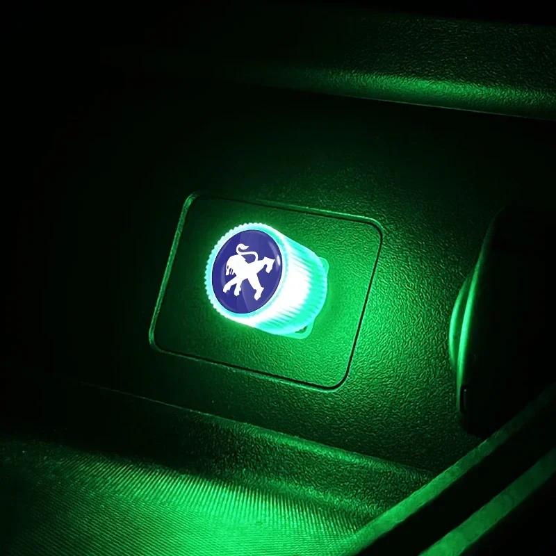 

USB Car LED Light Auto Interior Atmosphere Light Car Accessories For Peugeot 308 307 206 208 207 3008 508 407 2008 5008 106 зелёный