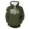 Halloween Men's Vintage Long Sleeve Hoodie Printed Hooded Sweatshirt Top