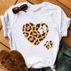Watercolor Mouse Ears Print Women's T-Shirts Summer Fashion Tshirt Femme Harajuku Kawaii Clothes Oversized Bow T Shirt Female