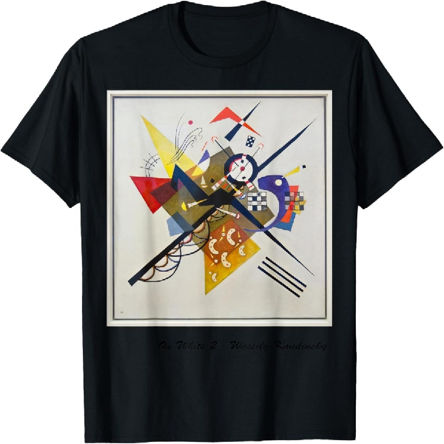 Kandinsky art -- On White T-Shirt S