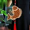 Zongzi Bamboo Pendant Material Kit Handmade Wind Chime Kit  Courtyard Decor