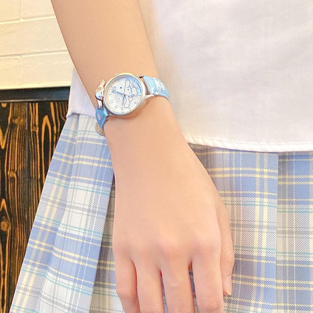 Sanrio Kids' Wristwatch, Lightweight, Stylish, Simple, Cute Wristwatch, Perfect for School Entrance, Birthdays, and More. Unisex. Holly Kitty.
