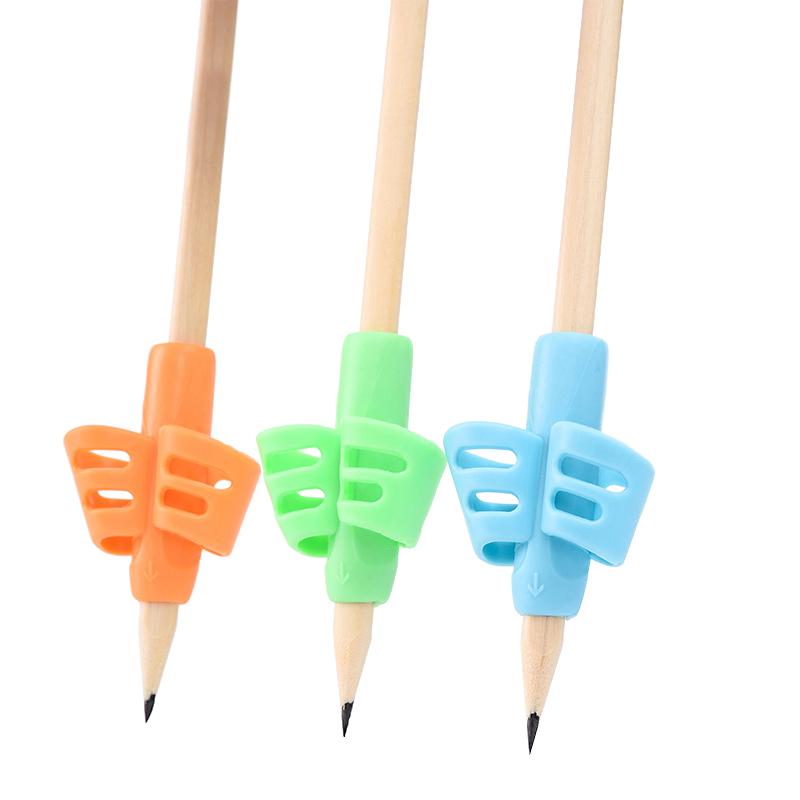 10 Pcs 2pcs Kids Pen Holder Silicone Baby Learning Writing Tool Correction Device Fish Pencil Grasp Writing Aid Grip Stationery
