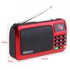 Tragbarer TF-Karten-USB-FM-Seniorenradio-Lautsprecher mit LCD-Display, Subwoofer, MP3-Musikplayer, Taschenlampe, für PC verifizieren