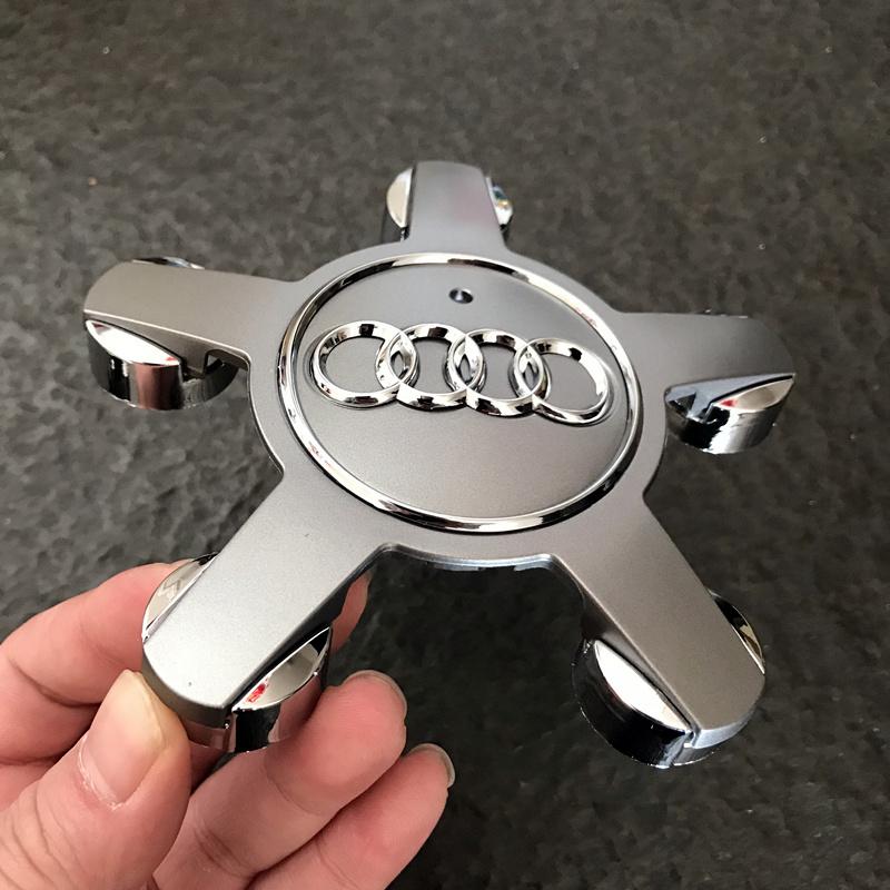 4Pcs Car Wheel Center Hub Cap Tire Rim Cover Decoration For 1s Sline A3 A1 A4 B8 B7 A6 C7 A5 A7 A8 B9 B6 C6 Q2 Q3 Q5 Q7 Q8 TT