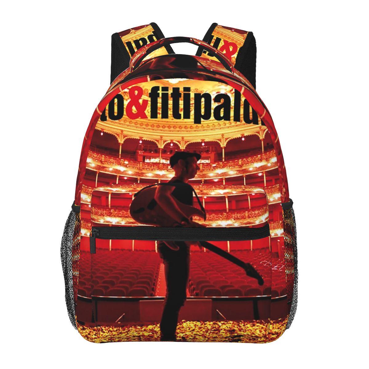 Groupe Fito And Fitipaldis En Direct Du Théâtre Arriaga Sac à Dos Étudiant Garçons Filles Sac à Dos Scolaire Sacs à Bandoulière pour Enfants One Size