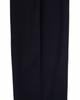 Sinkia Asymmetric Pleated Belted Trousers Navy