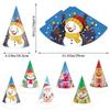 2024 Children's Christmas Party Hats: Santa, Snowman, Reindeer Designs