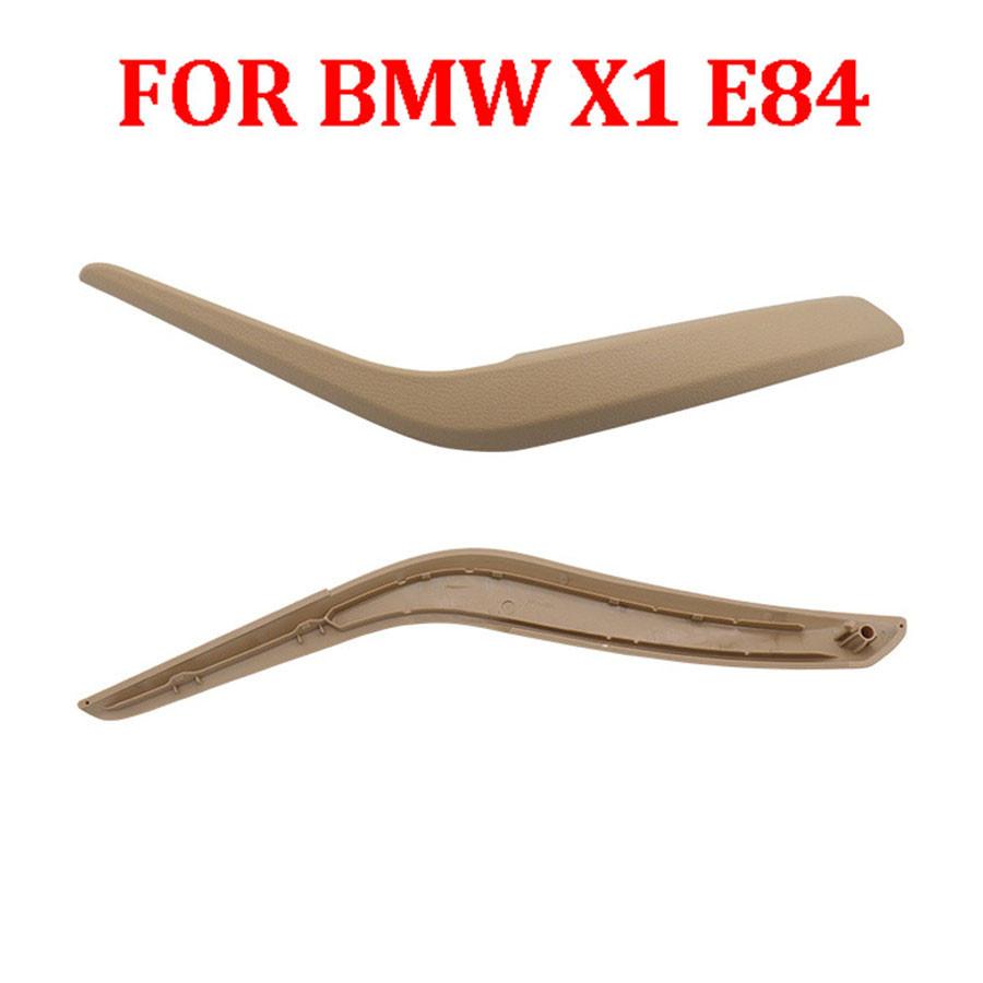 Left+Right Beige Car Interior Door Handles for BMW X1 E84 10-16 Inner Doors Panel Handle Bar Pull Trim Cover Front Rear