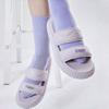 Kappa Comfortable Casual Stitching Non-Slip Wear-Resistant Slide Sandals Women Footwear Purple K0D45LT02D-4702