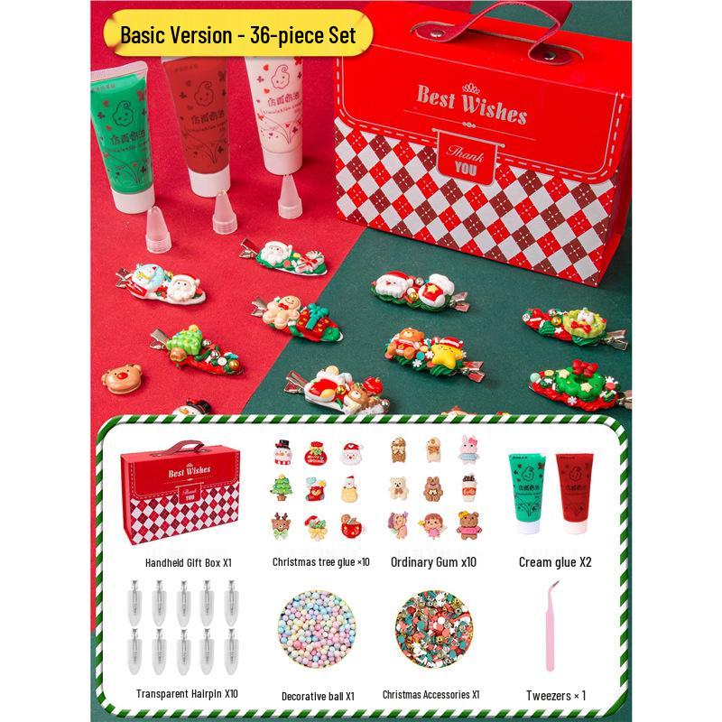 Handmade Christmas DIY Art Pack for Kids: Kindergarten & Primary School, Ideal for Girls Aged 6+