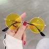 Polarized Hippie Circle Sun Glasses Metal Eyewear Trendy Punk Shades  for Men & Women