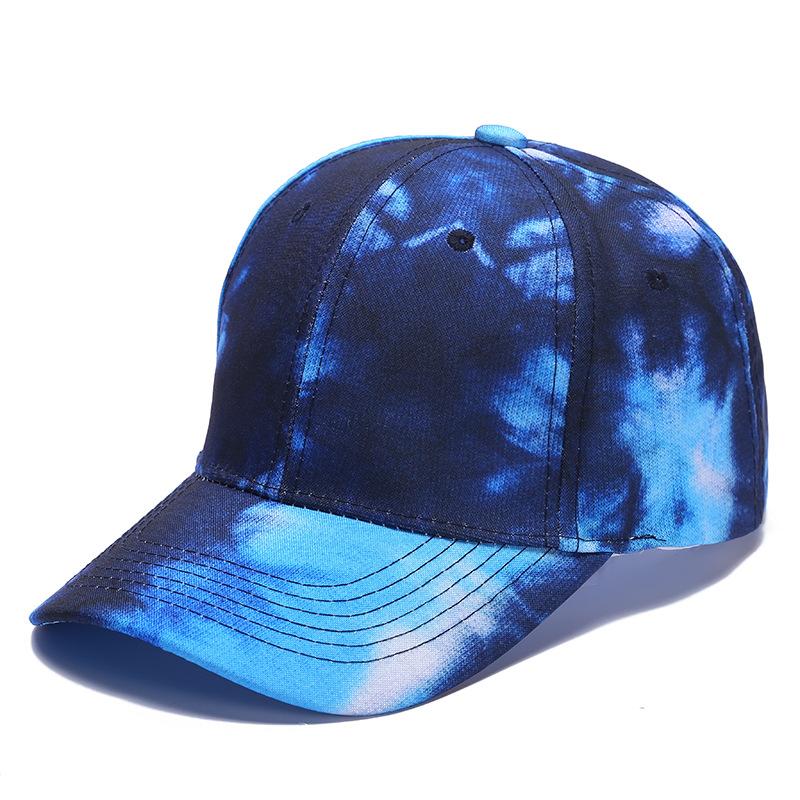 Summer Fashion Baseball Cap Ponytail Hat Colorful Tie-dye Cap Outdoor Sports Cap Sunscreen Sun Visor Casual Cap