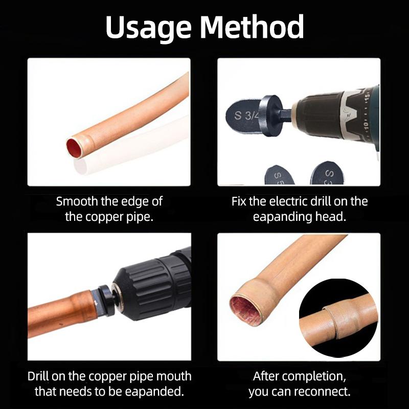Rozszerzarka do rur Klimatyzator Lodówka Rura miedziana Narzędzie do kielichowania Rozszerzarki do rur Instalacja Naprawa Konserwacja Zestaw narzędzi do przejęcia