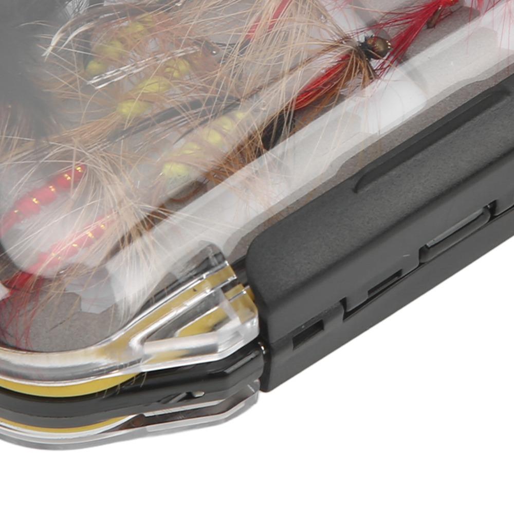 60PCS Lightweight Fly Fishing Lures with High Carbon Steel Hook Fly Fishing Tackle  Lakes Rivers
