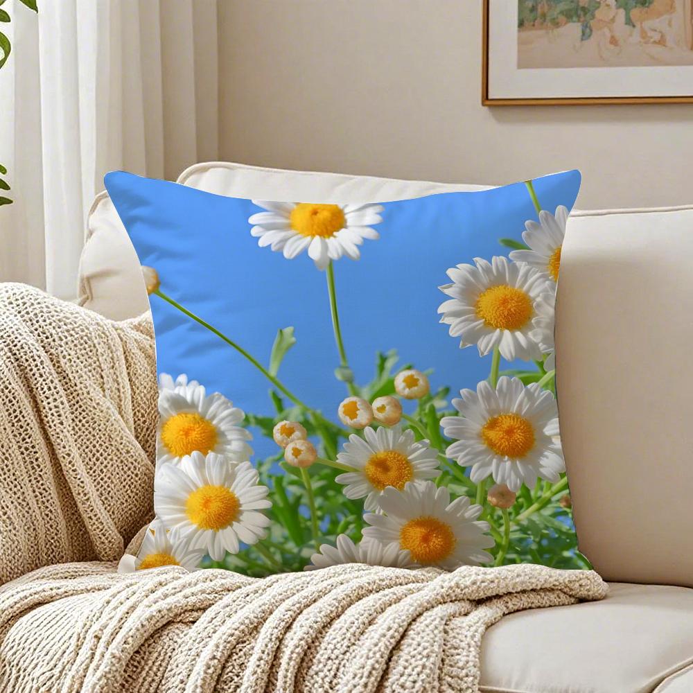 Symbols Of Innocence And Hope DDaisy Cushion Cover Pillowcase Antidustmite Living Room Sofa Decor Cushion Room