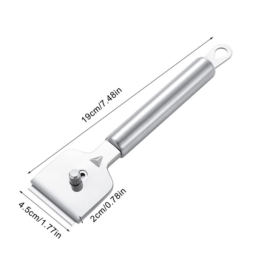 Razor Blade Scraper Safety Razor Blade Scraper Cooktop Cleaning Scrapers With 4 Replacement Blades For Removing Labels Stickers
