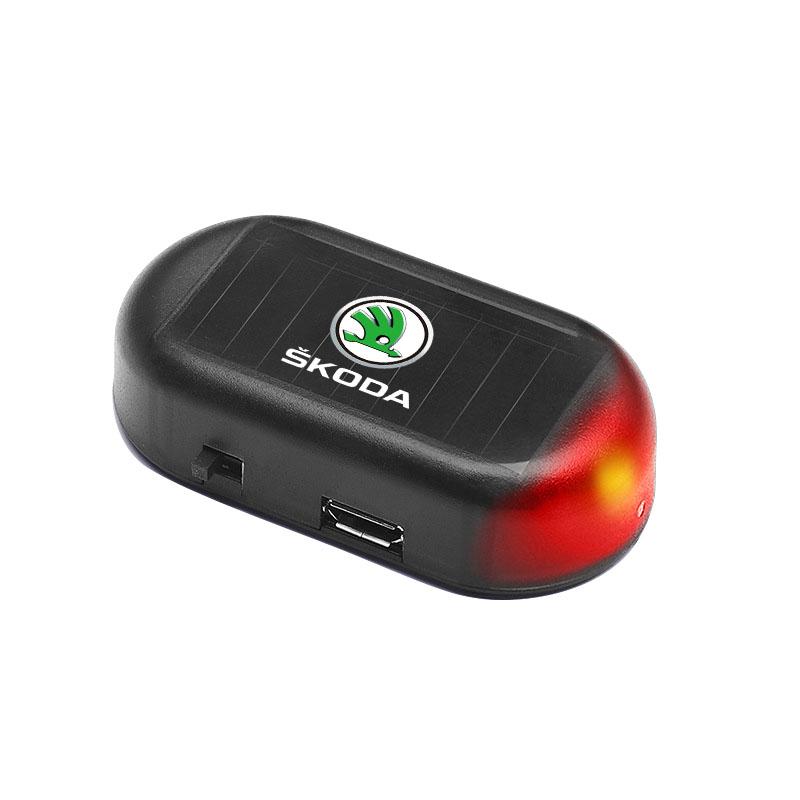 

Автомобиль GR Gazoo Racing Работающий от солнечной энергии Беспроводной Противоугонный Предупреждающий Светодиодный Мигающий Свет для Skoda Octavia A4 A5 MK2 Fabia Kamiq Kapoq Kodiaq Rapid SCALA красный