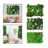 Green Artificial Plants Wall Carpet Decor Artificial Green Wall for Backyard
