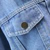 1077 Spring & Autumn 2025 Trendy Street Style Denim Jacket for Big Boys