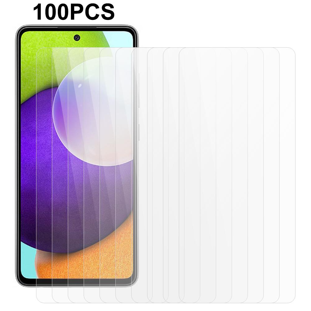 

Bulk Purchasing 100Pcs For Samsung Galaxy A52 4G/A52s 5G/A52 5G/A53 5G Anti-Dust Tempered Glass Screen Film HD Clear Screen Protector Type A